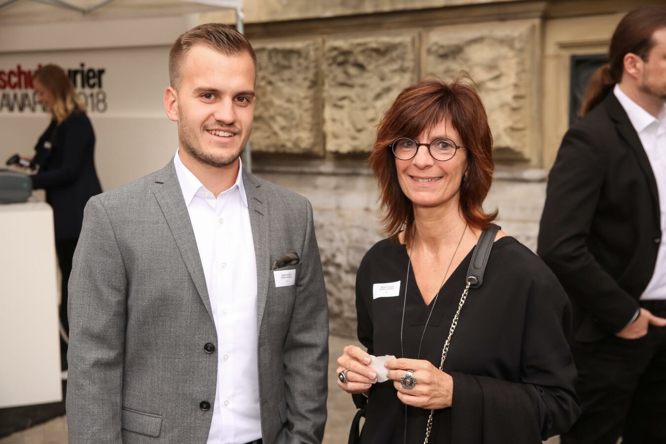 Lukas Friedrich und Marion Freund