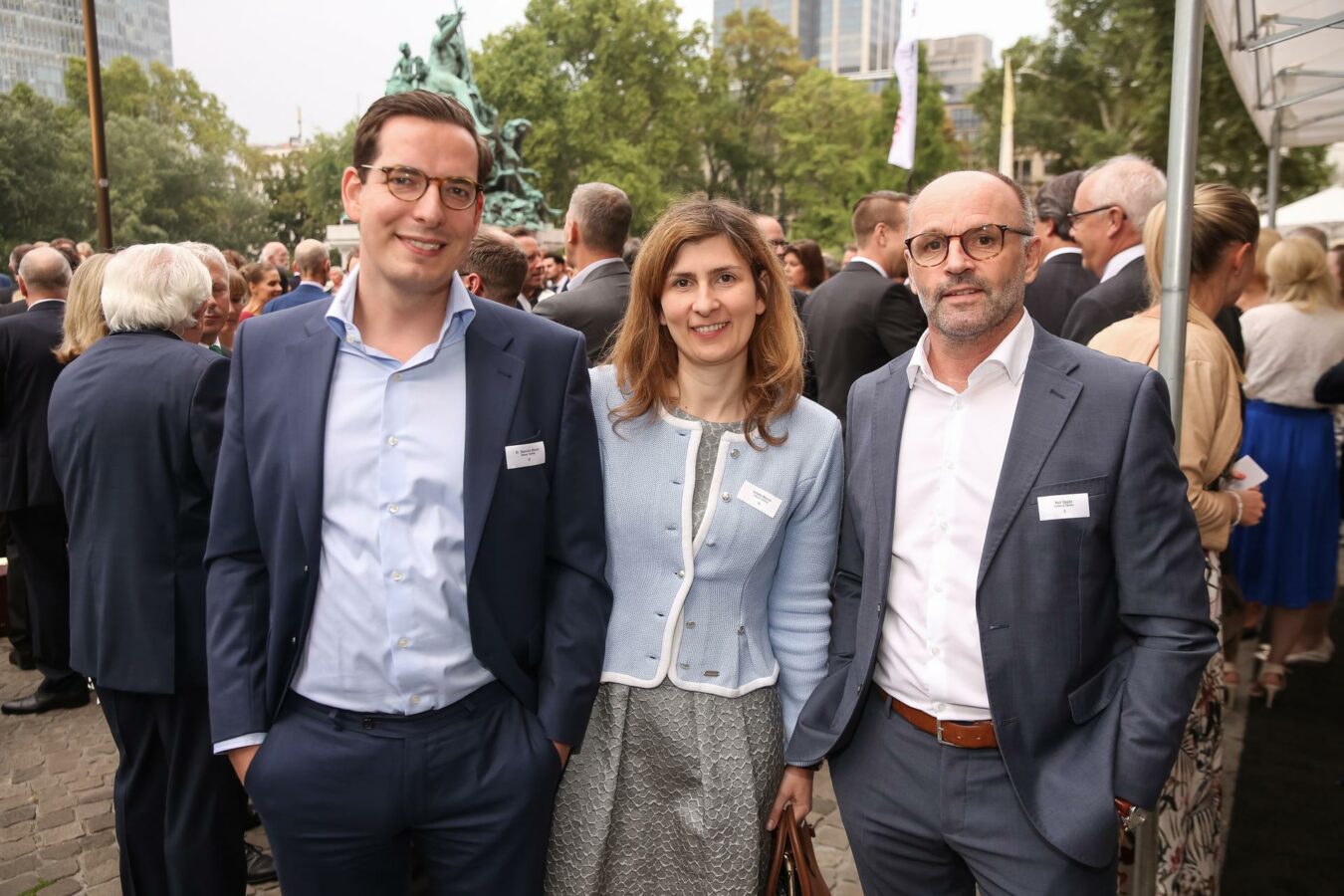 Dominik und Valeska Benner und Rolf Oppitz