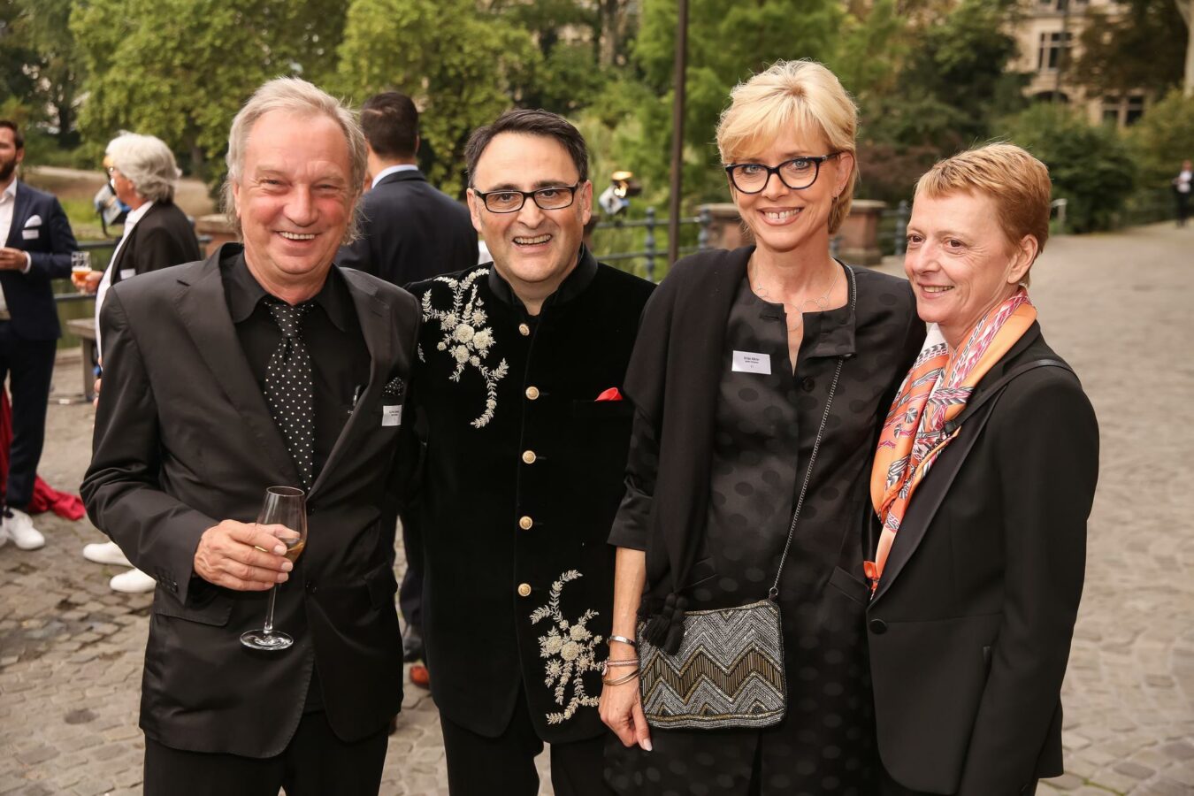 Günther Sommer, Karim Choukair, Ulrike Kähler und Marina Dieken