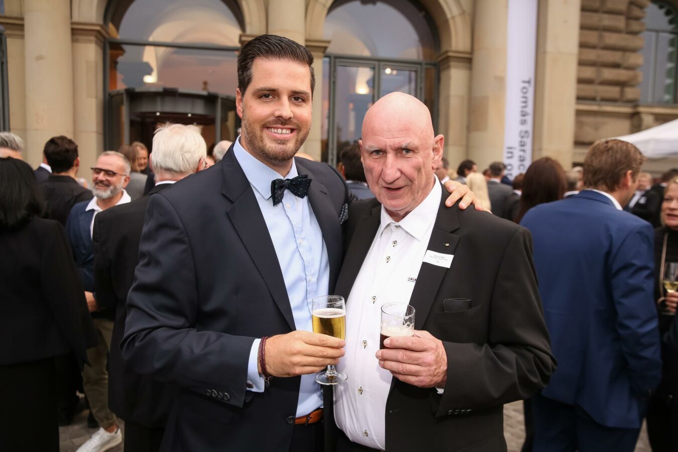 Timo Leinweber und Helmut Raaf