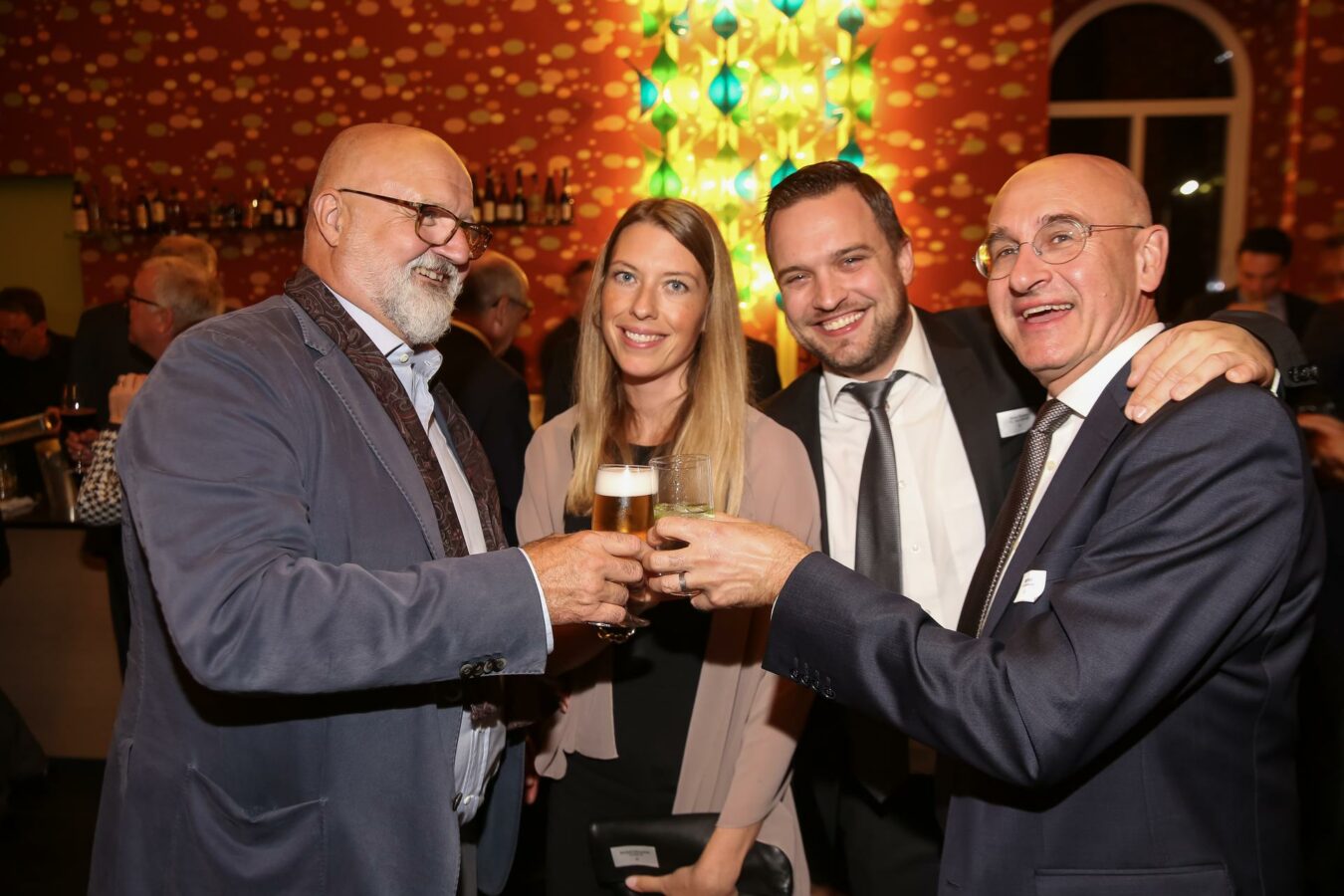 Klaus Schirl, Annabell Fahnenstich, Daniel Strukamp und Robert Bendl