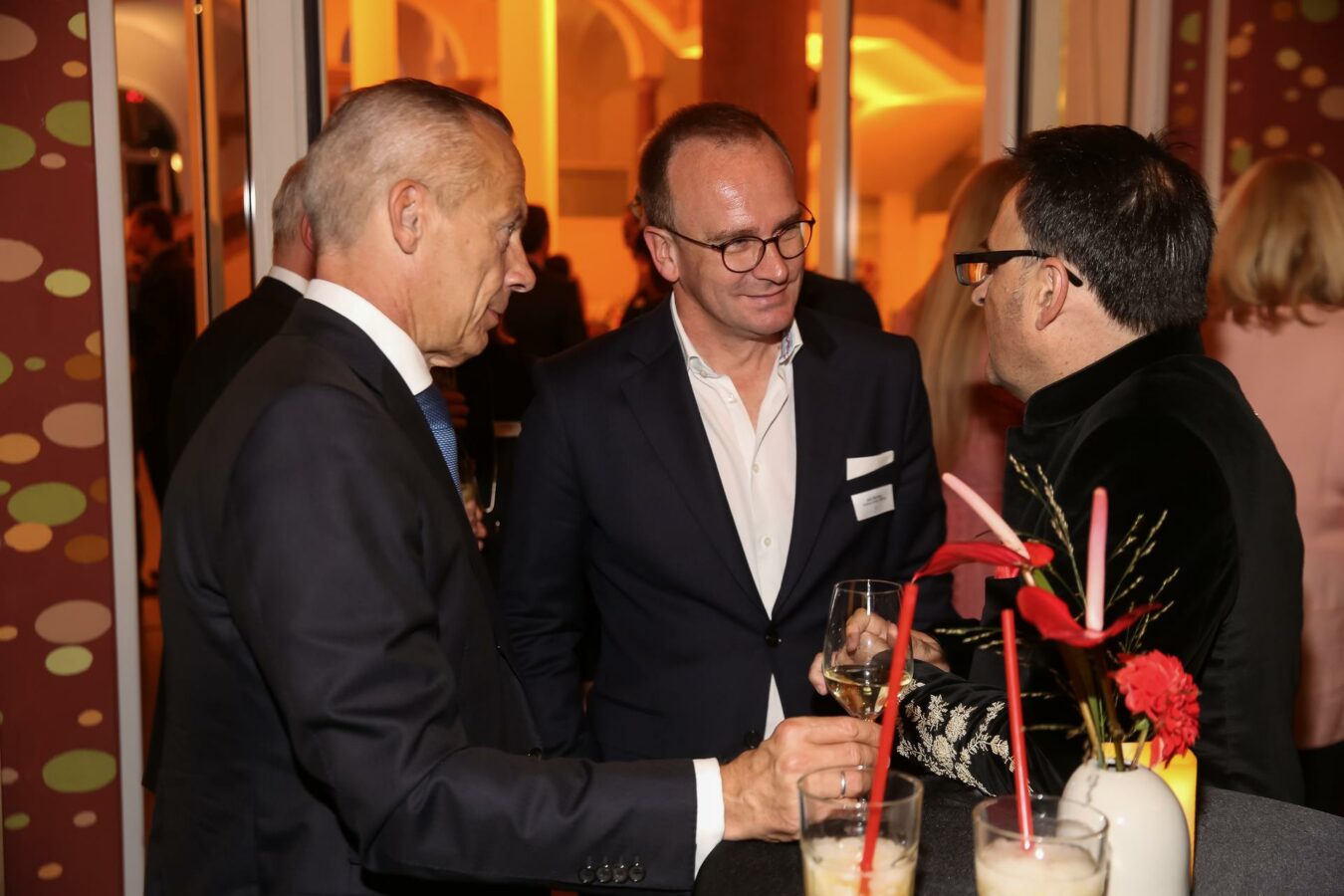 Walter Sinn, Jens Beining und Karim Choukair