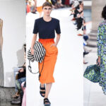 Großformatige Beutel aus leichten Materialien wie Fliegerseide oder Baumwolle werden lässig in der Hand getragen (v.l.n.r.): A.W.A.K.E., Dries van Noten, Christian Wijnants (Fotos: © IMAXtree.com)