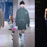Die 80er sind zurück – und zwar in Form von weiten Krempelboots, die gerne auch bis zum Knie gehen dürfen (v.l.n.r.): Isabel Marant, Courreges, Saint Laurent (Fotos: © IMAXtree.com).
