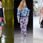 Auffällige, über Kreuz geführte Riemen bei Ankle-Boots und Stiefeletten (v.l.n.r.): Lemaire, Louis Vuitton, Alexander McQueen (Fotos: © IMAXtree.com). 