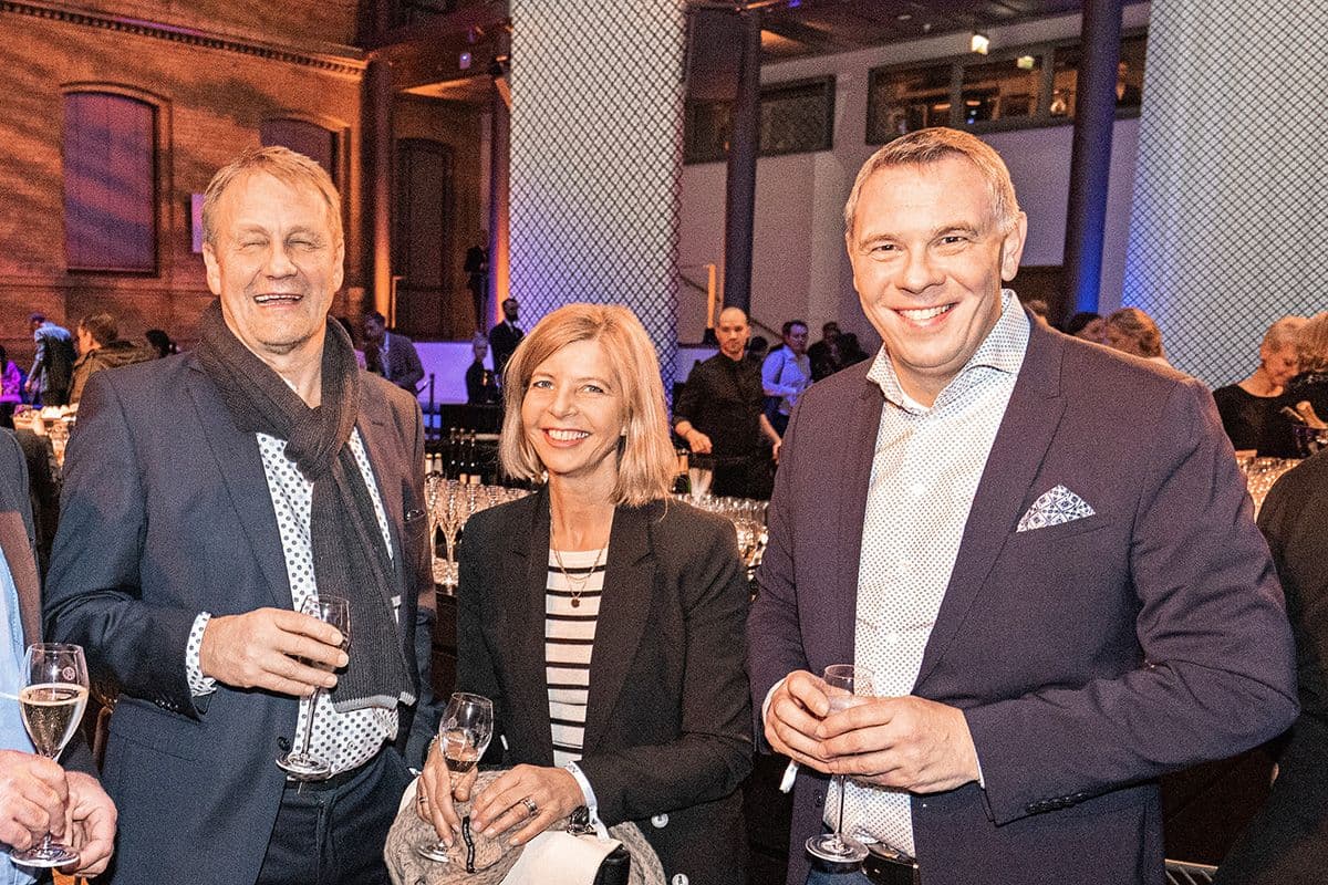(v.l.n.r.) Hans Georg Löbbers (Löbbers), Birgit Keutz (Löbbers) und Jens Ristedt (Ristedt) (Foto: Marc Cain)