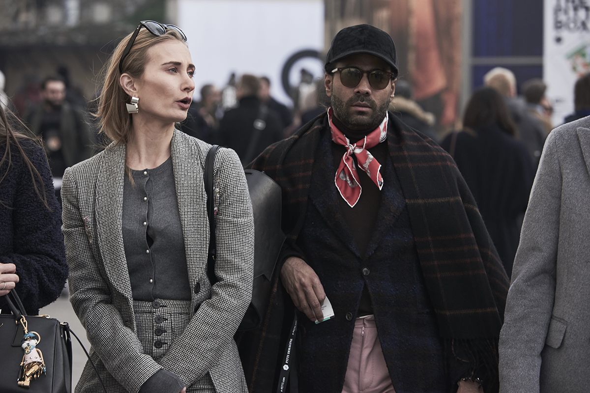 Street-Styles der Pitti Uomo in Florenz (Foto: Enrico Labriola)