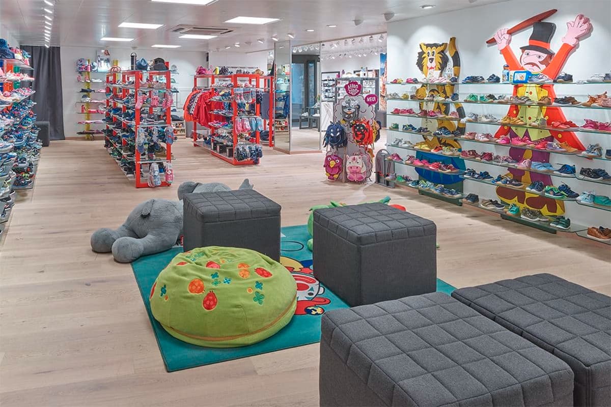 Schuhhaus Walder Schuhfiliale im Bällitz 75 in Thun (Foto: Schuhhaus Walder AG)