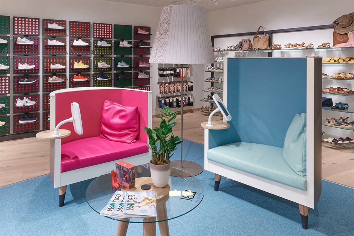 Schuhhaus Walder Schuhfiliale im Bällitz 75 in Thun (Foto: Schuhhaus Walder AG)