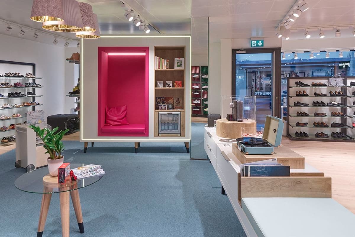 Schuhhaus Walder Schuhfiliale im Bällitz 75 in Thun (Foto: Schuhhaus Walder AG)
