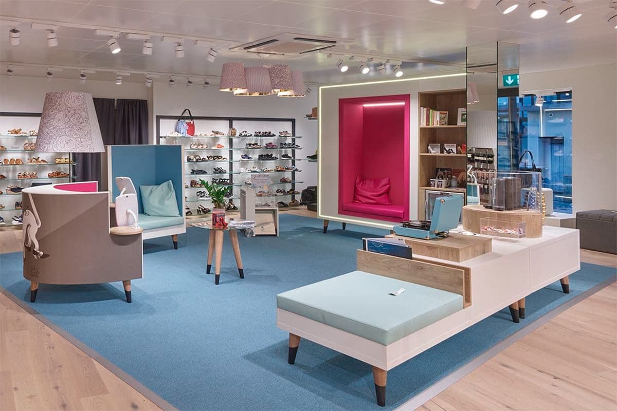 Schuhhaus Walder Schuhfiliale im Bällitz 75 in Thun (Foto: Schuhhaus Walder AG)