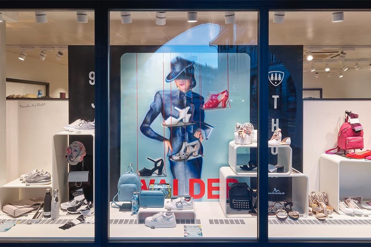 Schuhhaus Walder Schuhfiliale im Bällitz 75 in Thun (Foto: Schuhhaus Walder AG)