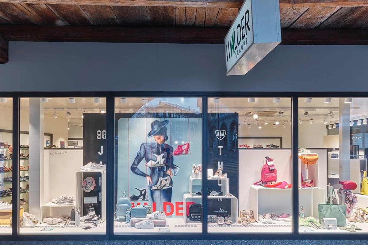 Schuhhaus Walder Schuhfiliale im Bällitz 75 in Thun (Foto: Schuhhaus Walder AG)