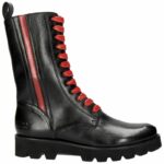 Combat Boot mit roten Highlights von Melvin & Hamilton (Foto: Melvin & Hamilton)