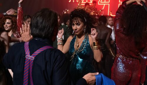 Szene aus House of Gucci von Ridley Scott mit Lady Gaga, Adam Driver und Al Pacino. (Foto: 2021 Metro-Goldwyn-Mayer Pictures Inc.)