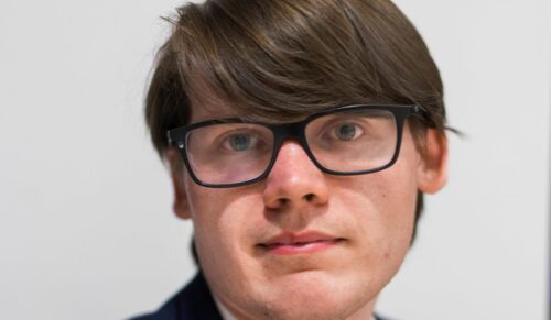schuhkurier-Redakteur Christopher Mastalerz