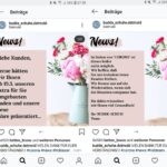 Budde Schuhe aus Detmold informiert über seinen geplanten Ladenumbau. (Screenshot: Instagram)