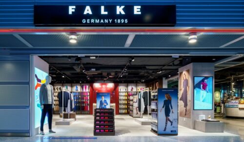 Falke-Filiale am Flughafen Düsseldorf (Foto: Constantin Meyer)