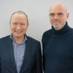 Dr. Thomas Nassua, Geschäftsführer shoe.com, und Marketingmanager Don Ernens. (Foto: Redaktion)