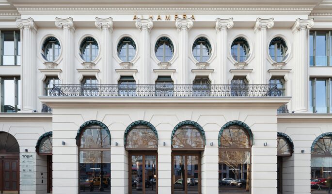 Der Standort der neuen Apropos Filiale im Alhambra Berlin am Kurfürstendamm. (Foto: Apropos The Concept Store)