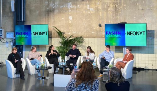 Angeregte Diskussionen auf der Bühne von The Stage. Dem Talk-Format von Neonyt und Fashn Rooms. (Foto: Redaktion)