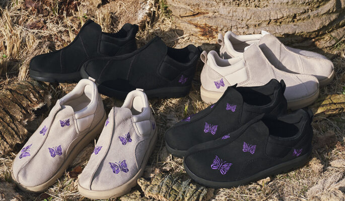 Reebok und die japanische Modemarke Needles veröffentlichen eine Sondervariante des Reebok-Modells Beatnik Moc. (Foto: Reebok)