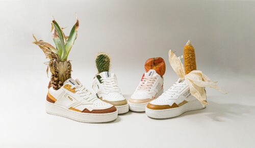 Die meisten Modelle sind im klassischen Sneaker-Stil in Weiß gehalten. Kräftige Farbkleckse ergänzen das Design und passen jeweils zum verwendeten Material. (Foto: Moea)