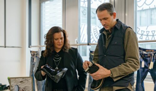 Tessy Ludwig, Projektmanagerin der Quarter Orderdays und Christoph Dillgen, Inhaber der Agentur Rotmund & Prinz. (Foto: Quarter Orderdays)