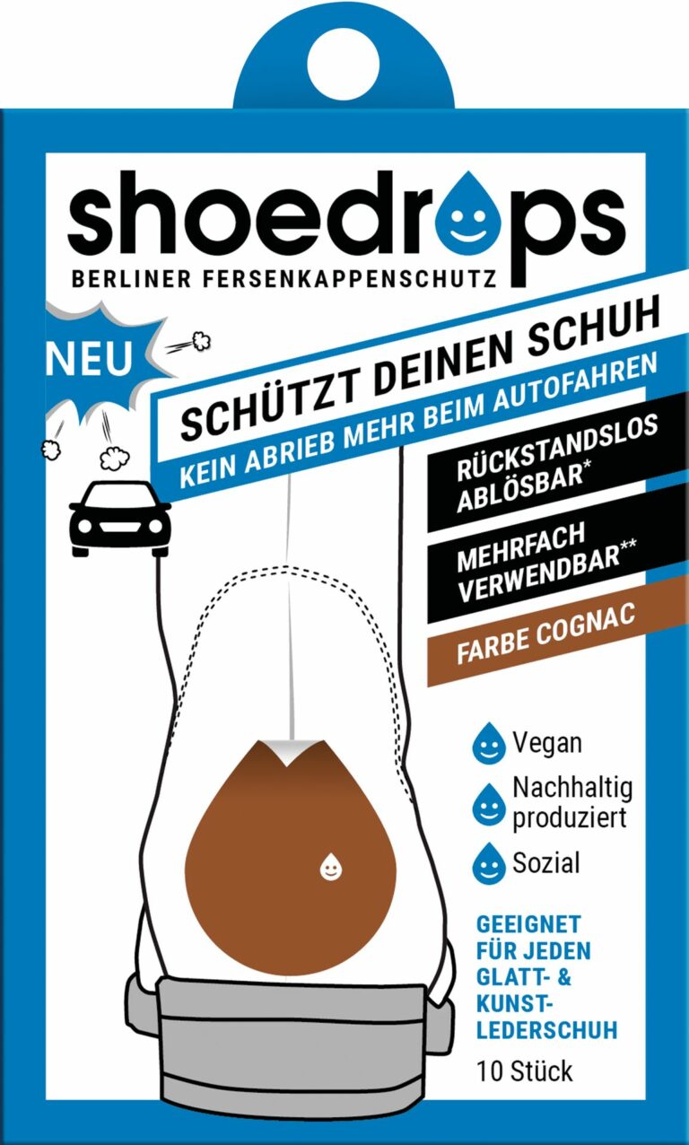 Das Produktdesign der Shoedrops: Sie sind aktuell in drei Farben erhältlich. (Foto: Shoedrops)