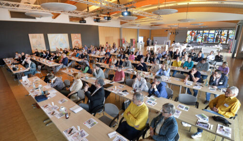 Das Bequemschuhsymposium 2023 
(Foto: Volkmar Heinz/Leipzig Report)
