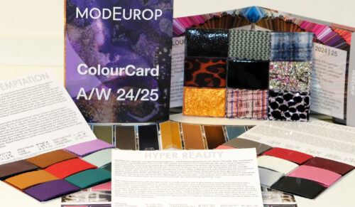 Modeurop stellt die Colour Card für Herbst/Winter 2024/2025 vor. (Foto: Modeurop)