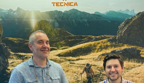 Von rechts: Luigi Tamai und Fabian Steinmetz von Tecnica Footwear (Foto: Tecnica)