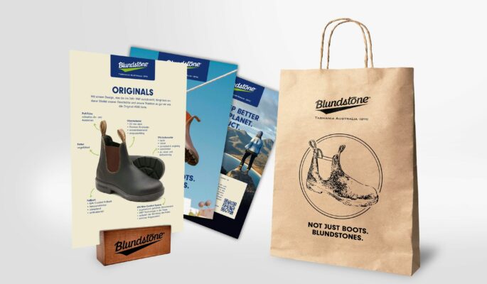 Blundstone bietet dem stationären Handel POS-Paket für H/W 2023/24. (Foto: Blundstone)