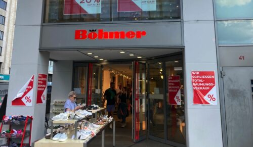 Böhmer-Filiale in Düsseldorf (Foto: Redaktion)