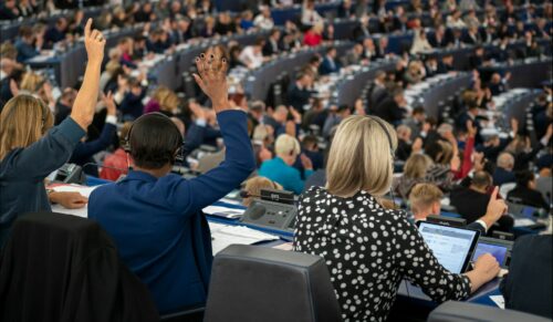 Abstimmung im Europäischen Parlament (Foto: Europäisches Parlament)