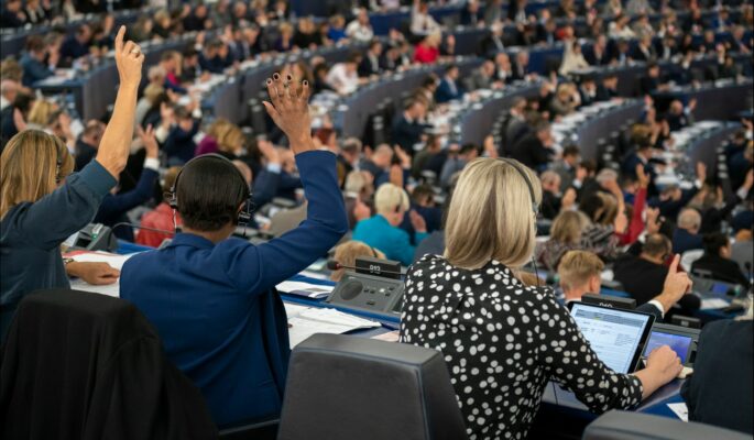 Abstimmung im Europäischen Parlament (Foto: Europäisches Parlament)