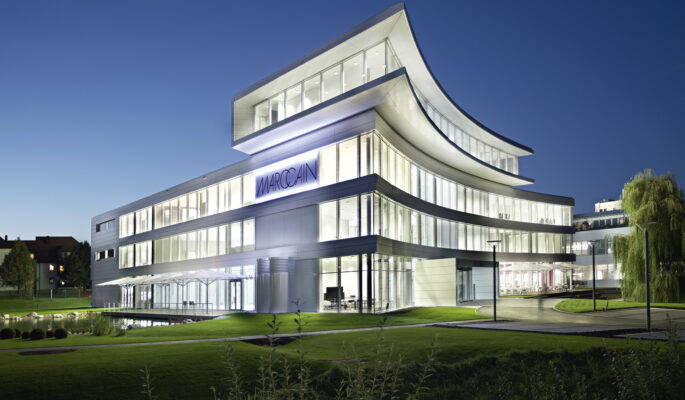 Das Marc Cain-Headquarter in Bodelshausen. (Foto: Marc Cain)