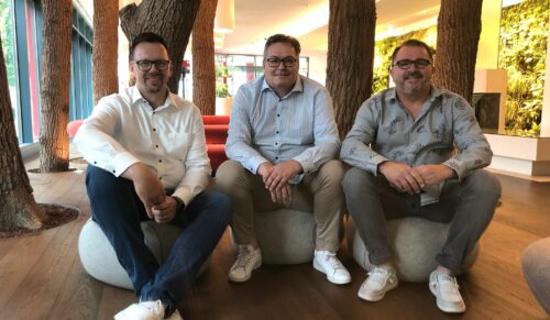Drei Neuzugänge im BNS-Vertrieb: Andreas Hermann, Hansjörg Baur und Valentin Leko (Foto: BNS)