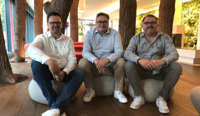 Drei Neuzugänge im BNS-Vertrieb: Andreas Hermann, Hansjörg Baur und Valentin Leko (Foto: BNS)