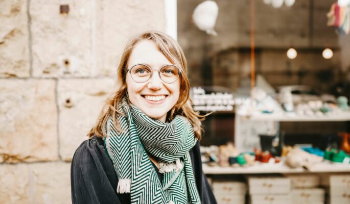 Vera Cerulla hat den Kinderschuhladen Keks 2022 in Bielefeld eröffnet. (Foto: Keks)