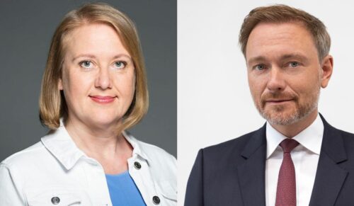 Bundesfamilienministerin Lisa Paus und Bundesfinanzminister Christian Lindner (Foto: Bundesregierung / Christian Lindner)