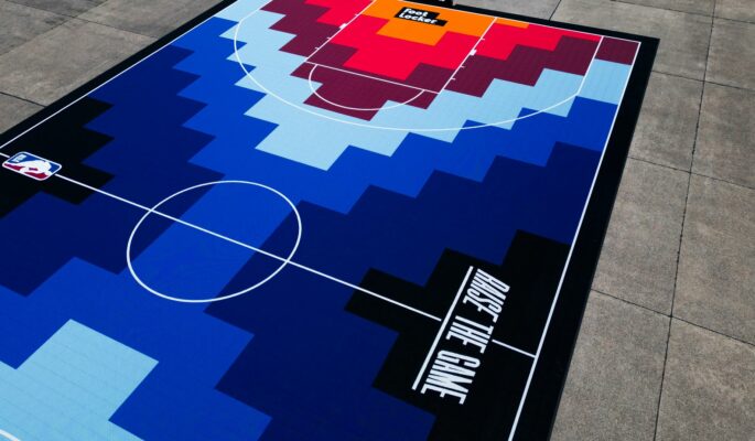 Foot Locker eröffnete gemeinsam mit der NBA einen Basketballcourt in Berlin. (Foto: Toni Jahn/Foot Locker)