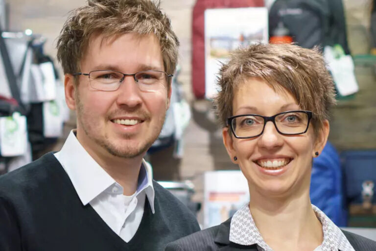Anke und Jens Krön von Lederwaren Krön in Schramberg (Foto: Krön)