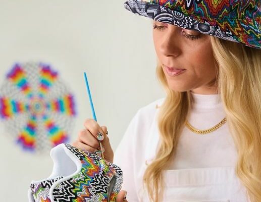 Künstlerin Jen Stark kooperiert mit Skechers (Foto: Skechers)