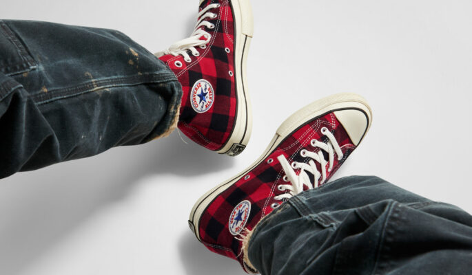 Chuck 70 aus wiederverwerteten Flanellhemden. (Foto: Converse)