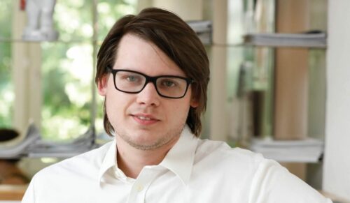 schuhkurier-Redakteur Christopher Mastalerz (Foto: Sarah Hansen)