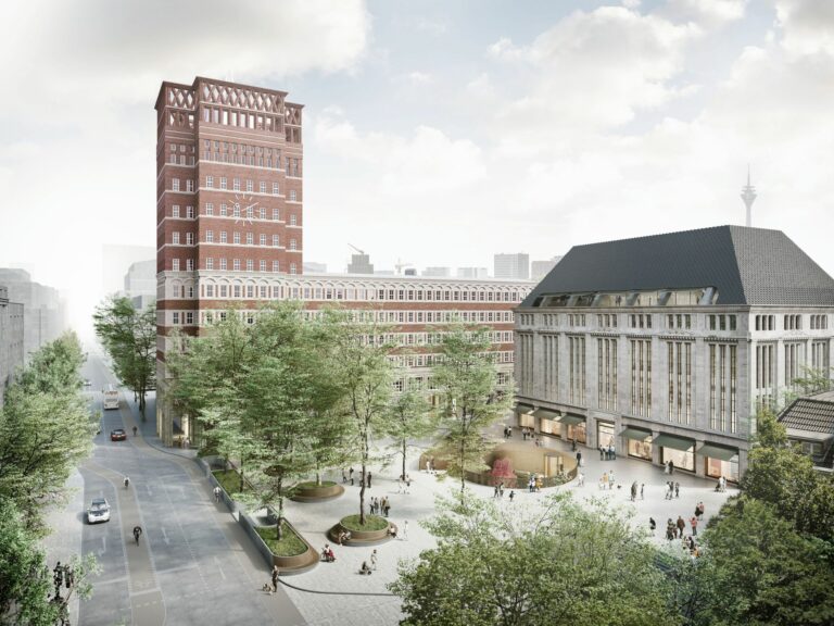 Das geplante Carsch-Haus soll den Standort Düsseldorf attraktiver machen. (Foto: Signa Real Estate)
