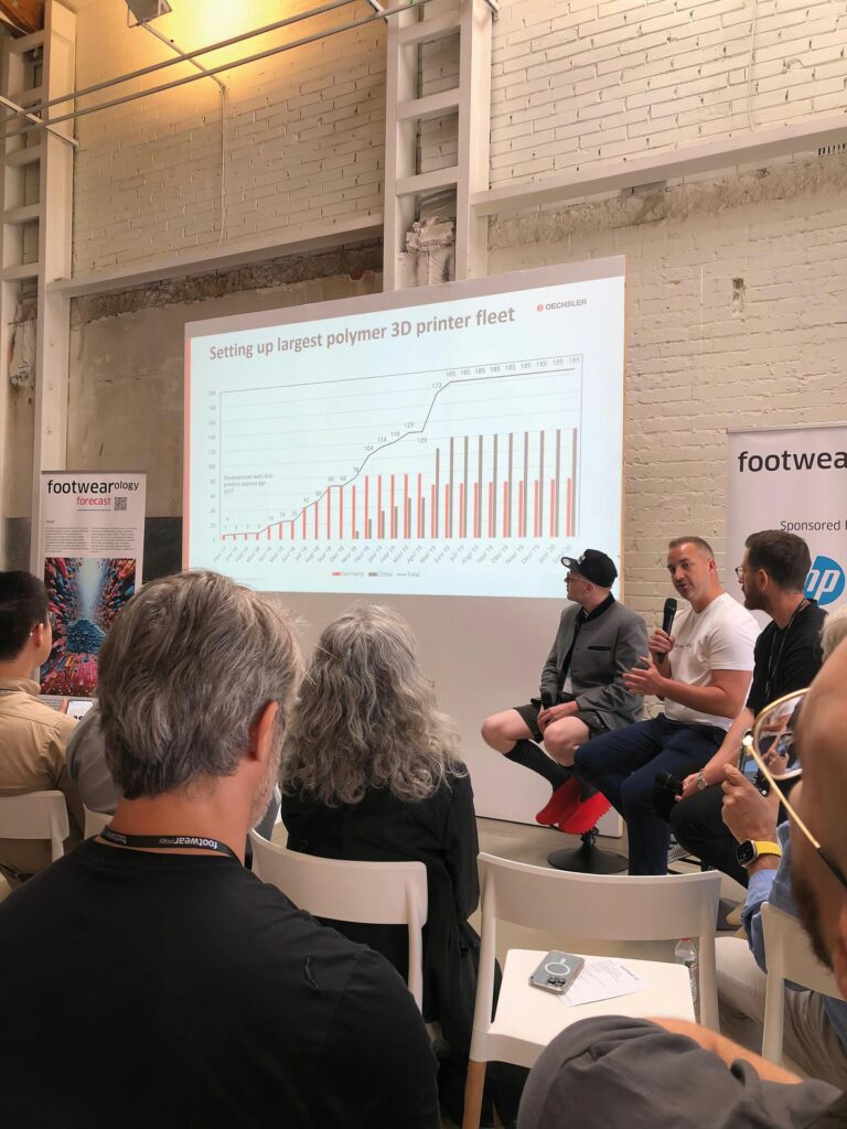 Auf dem Footprint 3D-Symposium in Barcelona wurde über die Möglichkeiten des 3D-Drucks für die Schuhbranche debattiert. (Foto: Learning Lab Footwearology)
