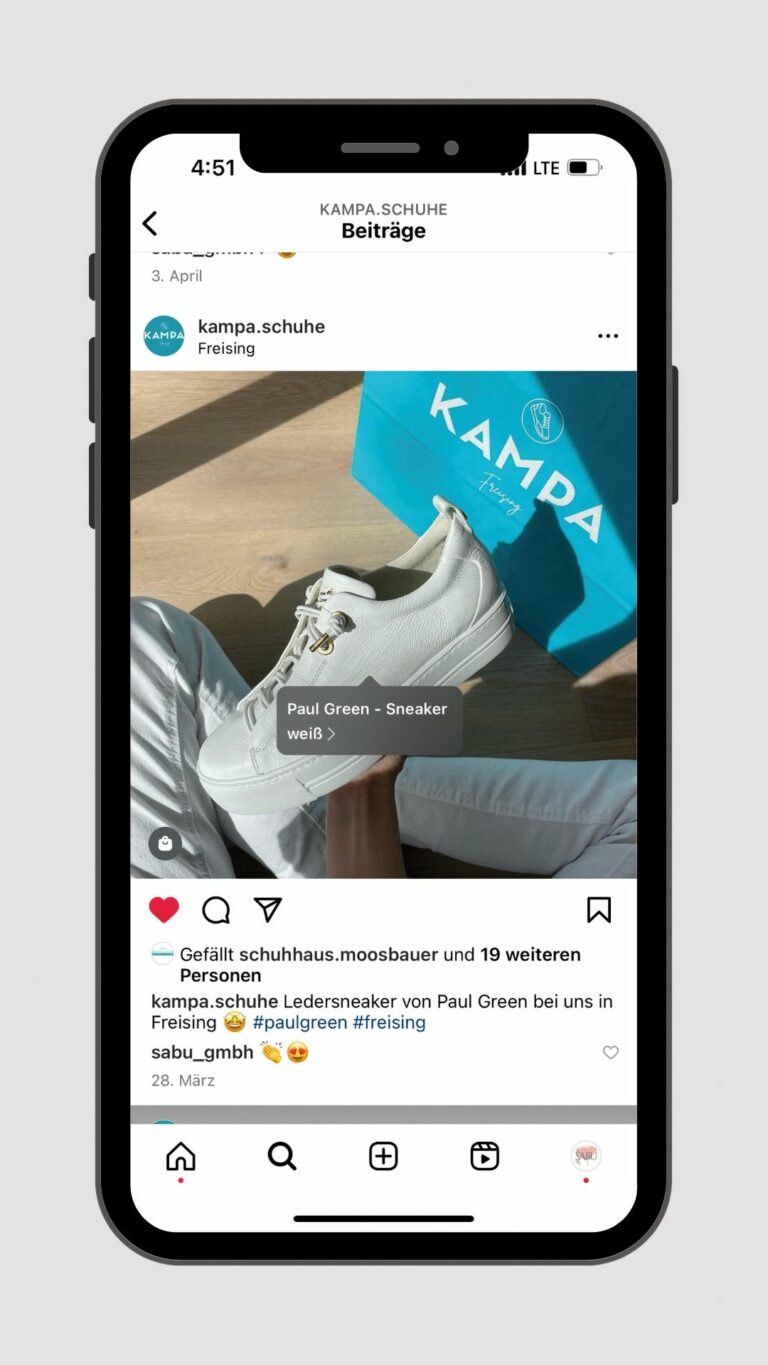 So sieht die Social Media-Integration von sabu.de 2.0 auf dem Smartphone aus. (Foto: SABU)