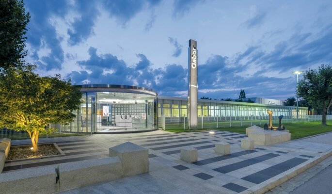 Die Gabor-Zentrale in Rosenheim (Foto: Gabor)